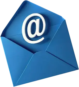 A blue envelope